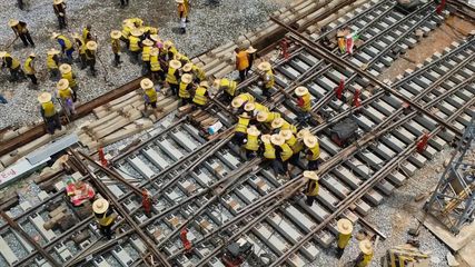 南宁第二动车所建设进展顺利，广西铁路枢纽迈入“双航母”时代